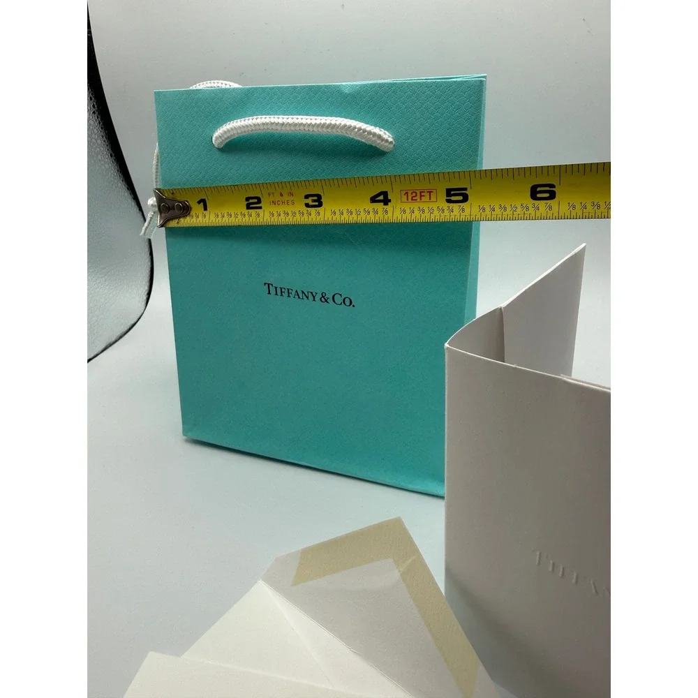 Tiffany & Co Small Blue Shopping Bag and Embossed Stationery Gift Set